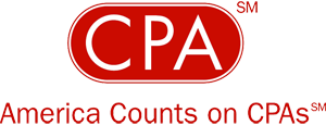 CPA Seal - Oval - Red with Text